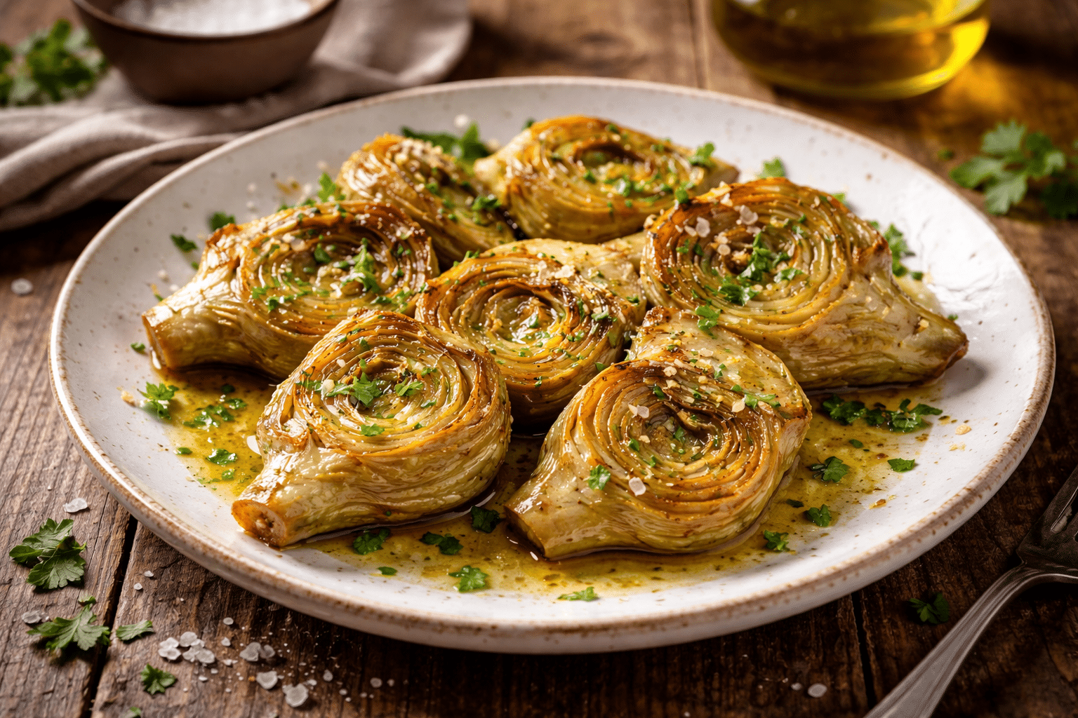 Alcachofas confitadas alcachofas confitadas