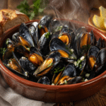 Mejillones al Vapor
