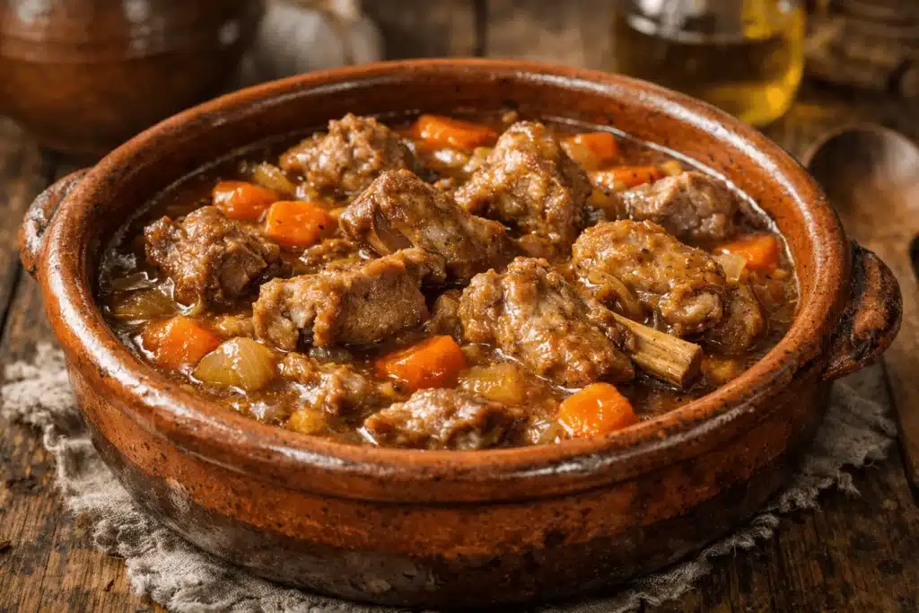 lechazo guisado de la abuela
