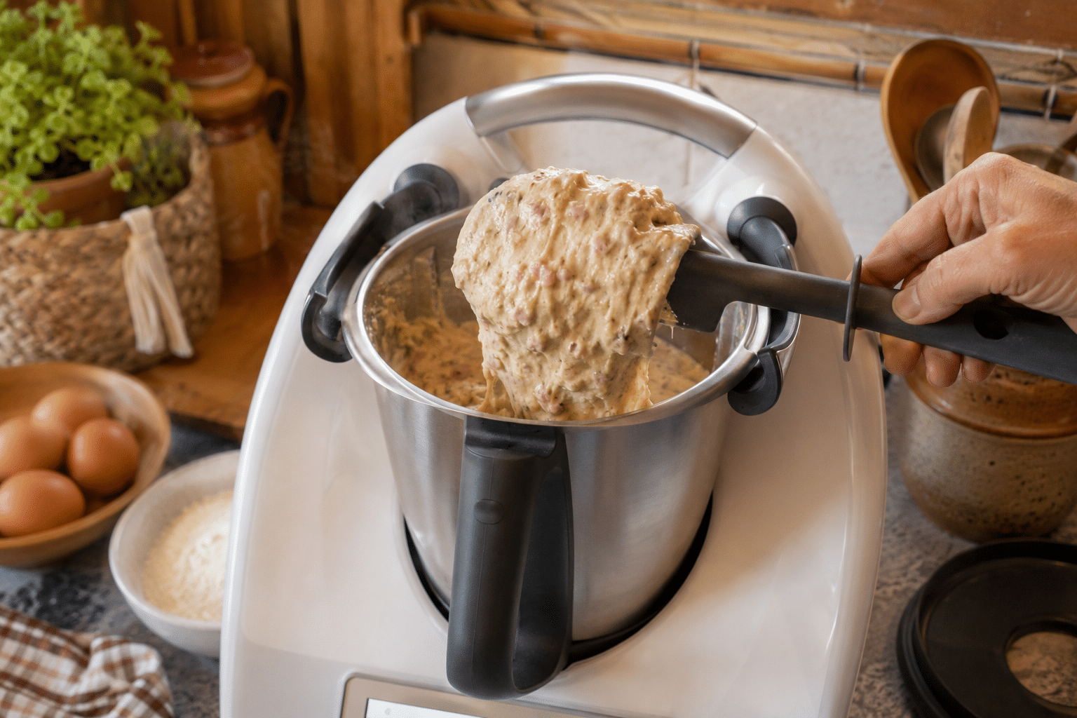 Croquetas de Cocido Thermomix Cocina la bechamel en Thermomix