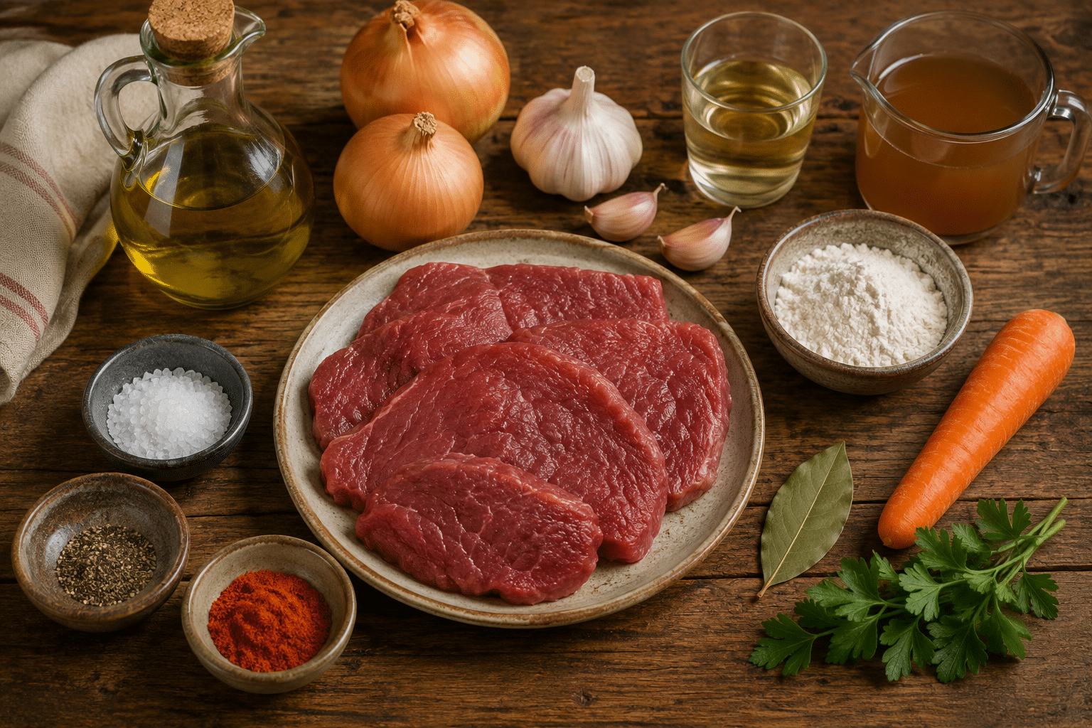 Filetes de Ternera en Salsa Ingredientes para hacer filetes de ternera en salsa