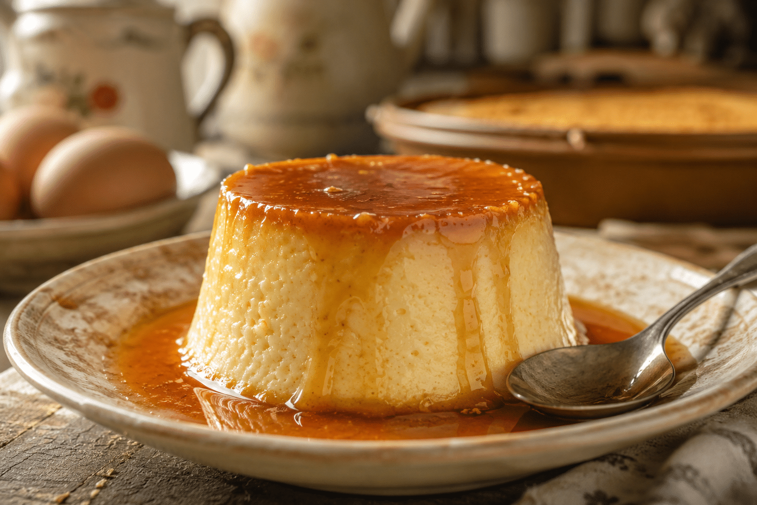 Flan de huevo casero receta de la abuela Flan de huevo casero receta de la abuela receta casera paso a paso