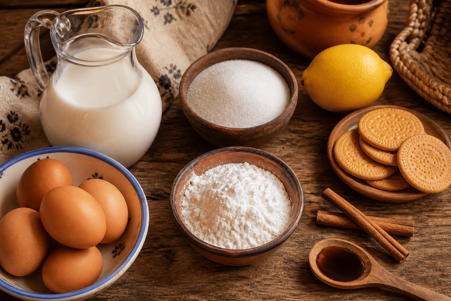 Natillas caseras con Maizena Ingredientes para hacer natillas caseras con Maizena