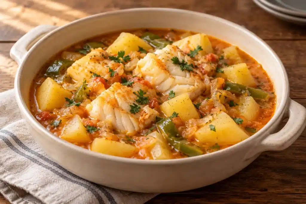 Patatas con bacalao