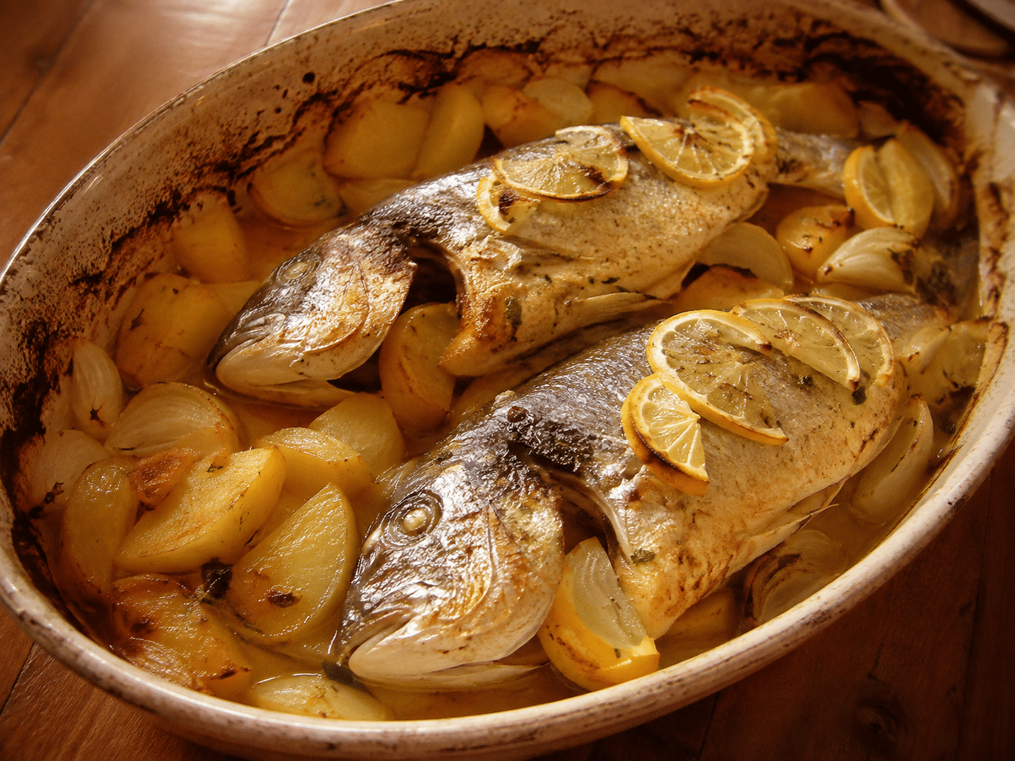 Dorada Al Horno dorada al horno con patatas