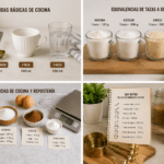 Tabla de equivalencias de cocina