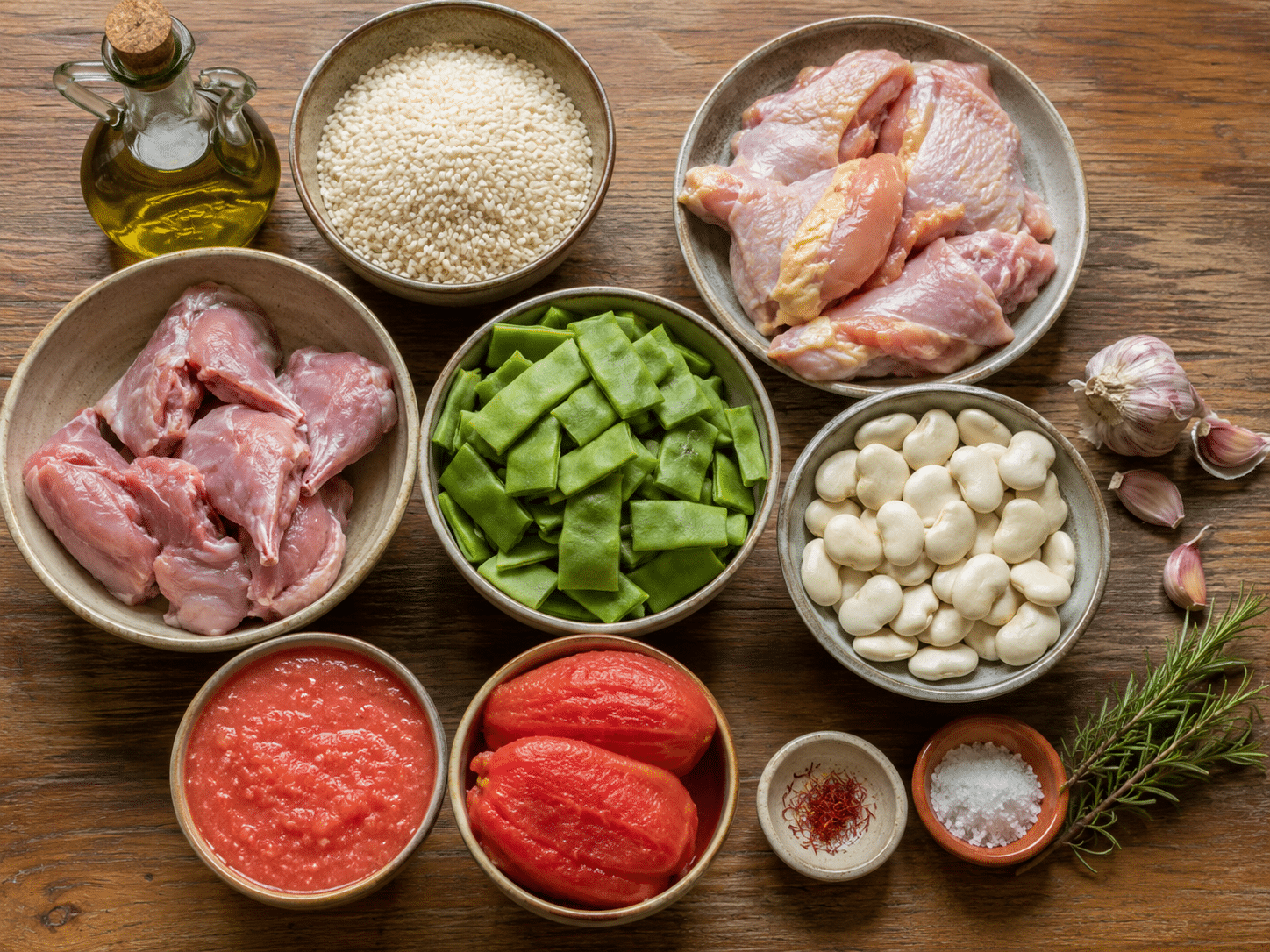 Arroz caldoso valenciano Ingredientes para arroz caldoso valenciano