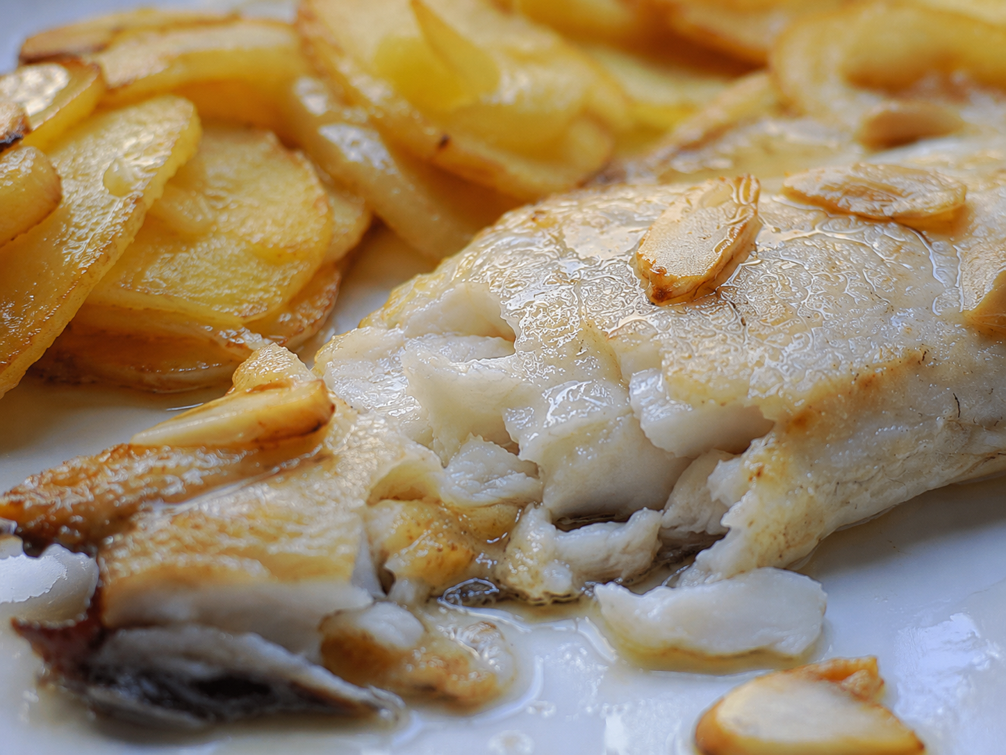 Lubina al Orio Lubina al Orio receta casera paso a paso