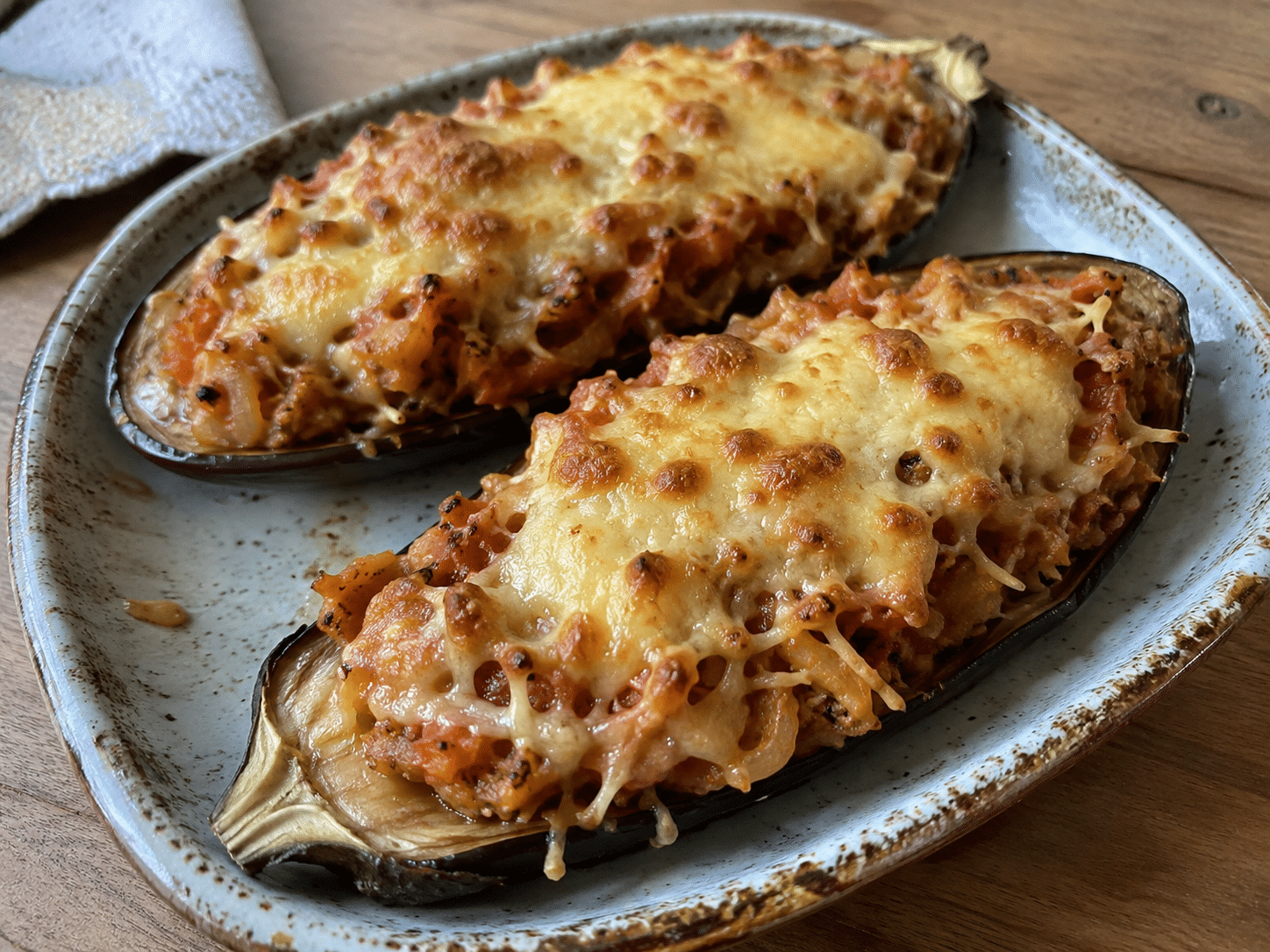 Berenjenas Rellenas de Atún Berenjenas Rellenas de Atún