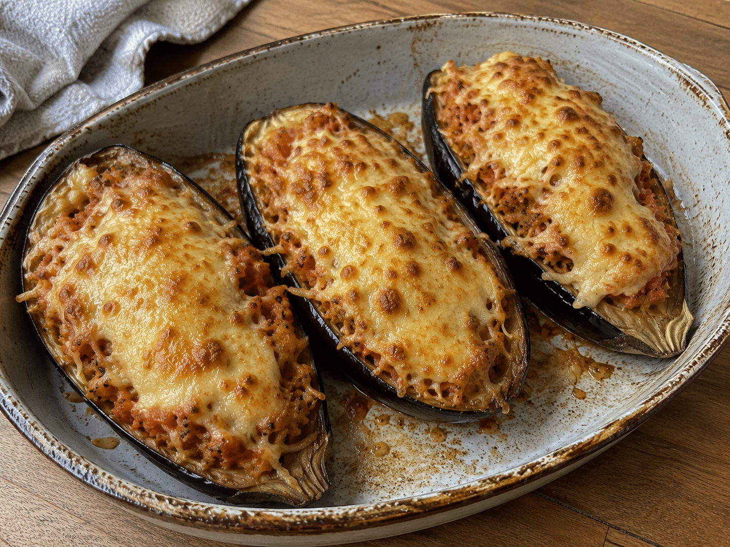 Berenjenas Rellenas de Atún Berenjenas Rellenas de Atún