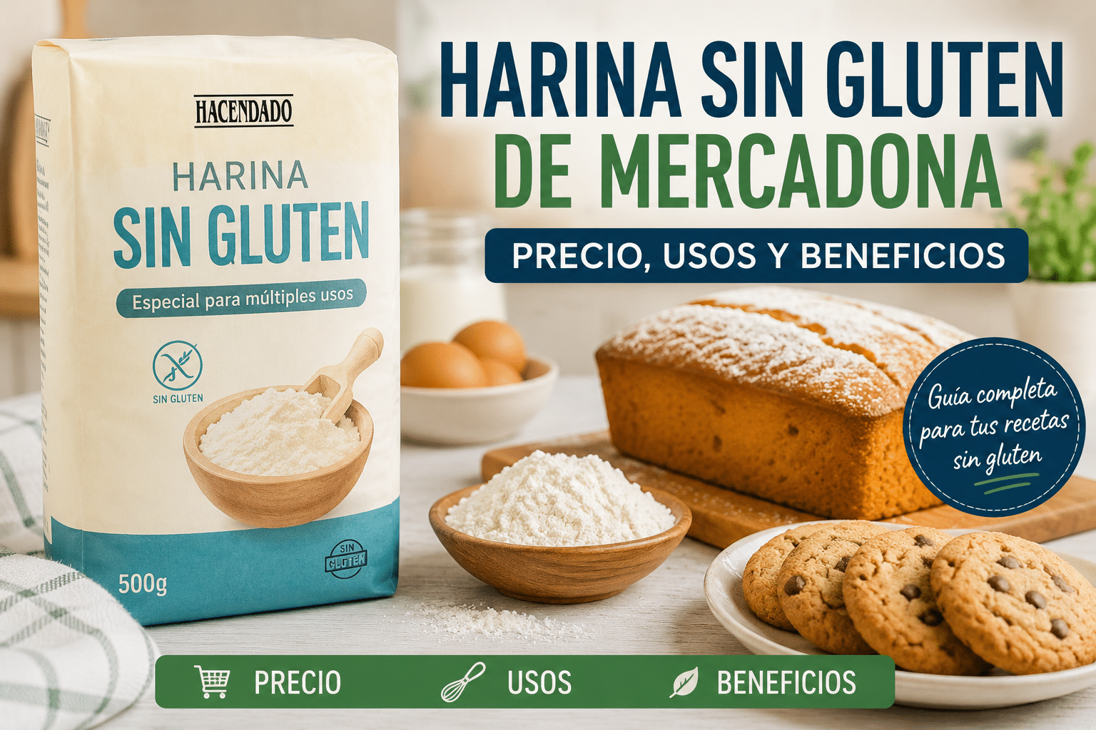 Harina sin Gluten Mercadona harina sin gluten de Mercadona