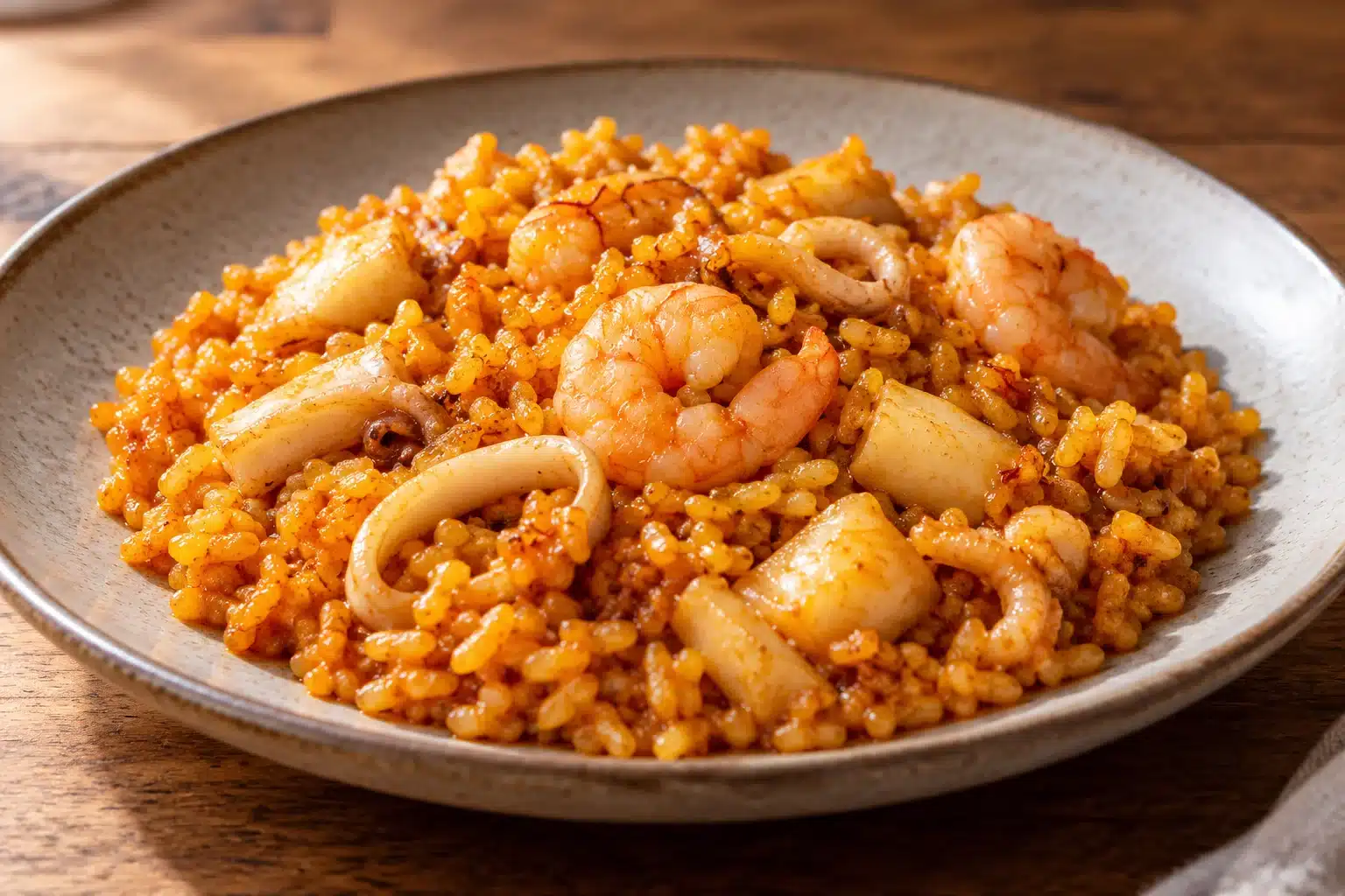 Presentación de arroz del señoret