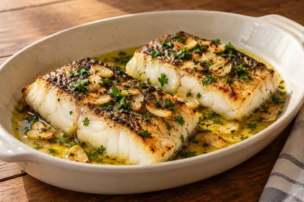 Bacalao a la brasa