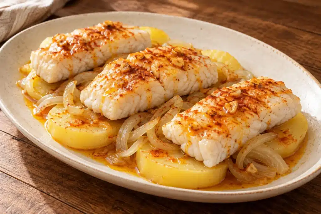 Merluza cocida con patatas