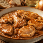 solomillo en salsa de la abuela.