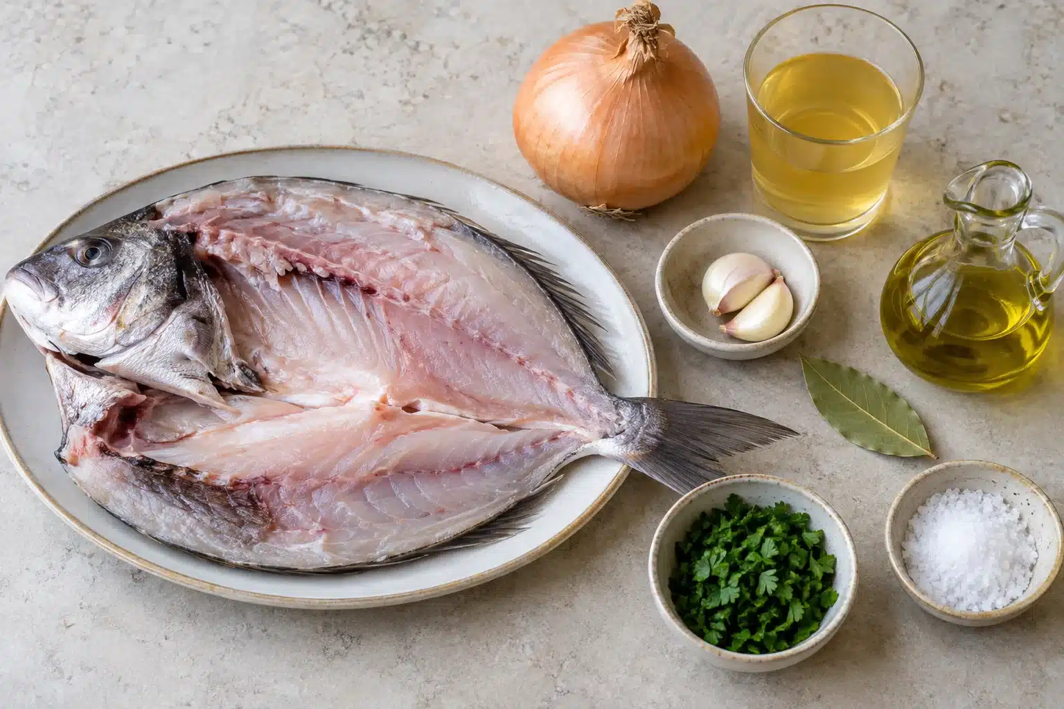 Ingredientes para Chopa a la Sidra
